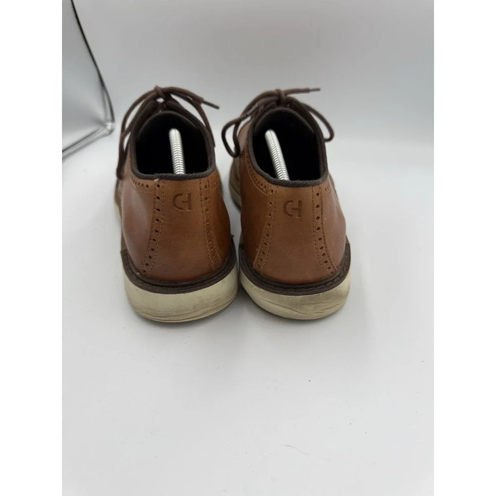 Cole Haan Grand Series Go To Wingtip Oxford Shoes Men's 12M Brown Leather C34120